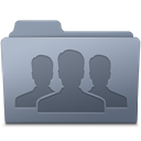 Group Folder Graphite icon